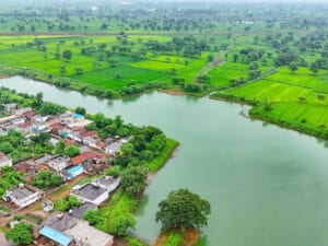 9 एकड़ के तालाब से 50 एकड़ खेत की सिंचाई kanhapuri talab