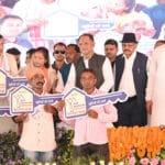 मुख्यमंत्री विष्णु देव साय ने हितग्राहियों को सौंपी प्रधानमंत्री आवास की चाबी