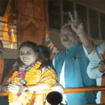 नवनिर्वाचित महापौर मीनल चौबे ने निकाली विजय रैली, सांसद बृजमोहन अग्रवाल हुये शामिल
