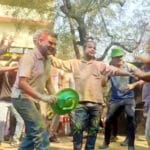 रायपुर कलेक्टर और SSP ने लगाए होली के ठुमके