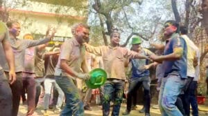 police ki holi