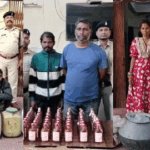 113 लीटर महुआ और 100 पाव अंग्रेजी शराब जब्त, एक महिला समेत 6 आरोपी गिरफ्तार