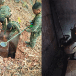 पहाड़ियों में मिला नक्सलियों का बंकर, सोलर प्लेट और हथियार बनाने का सामान बरामद