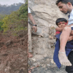 रामगढ़ की पहाड़ी से 200 फीट गहरी खाई में गिरी सात साल की बच्ची