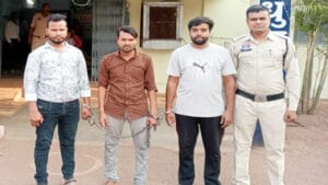 गजानंद ऐप से सट्टा चलाने वाले 3 आरोपी गिरफ्तार, 228 बैंक अकाउंट फ्रीज sattebaj 1