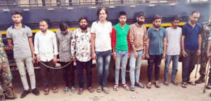 क्रिकेट सट्टा गिरोह का भंडाफोड़, 10 आरोपी गिरफ्तार sattebaj