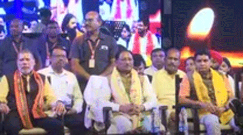 गुढ़ियारी में जन्माष्टमी पर भव्य दही हांडी प्रतियोगिता, मुख्यमंत्री विष्णुदेव साय हुए शामिल cm444